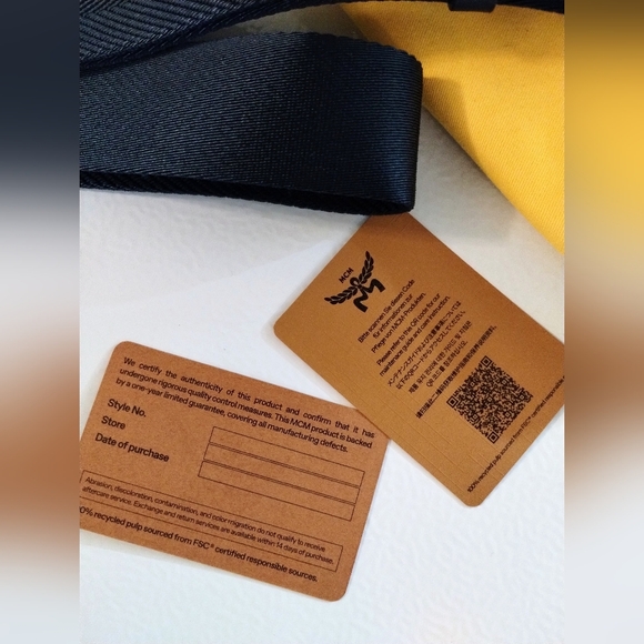 MCM Boston Bag With COA And Dustbag NWT - Picture 12 of 16